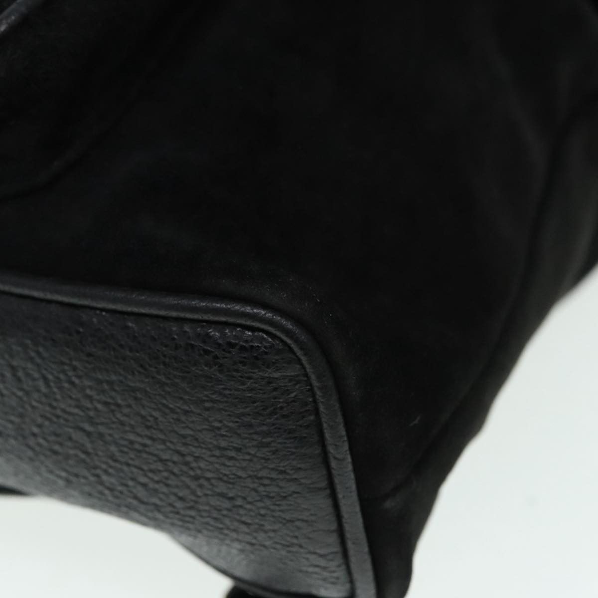 Gucci Bamboo Black Suede Backpack Bag (Pre-Owned) Size ONE SIZE - 8 Thumbnail