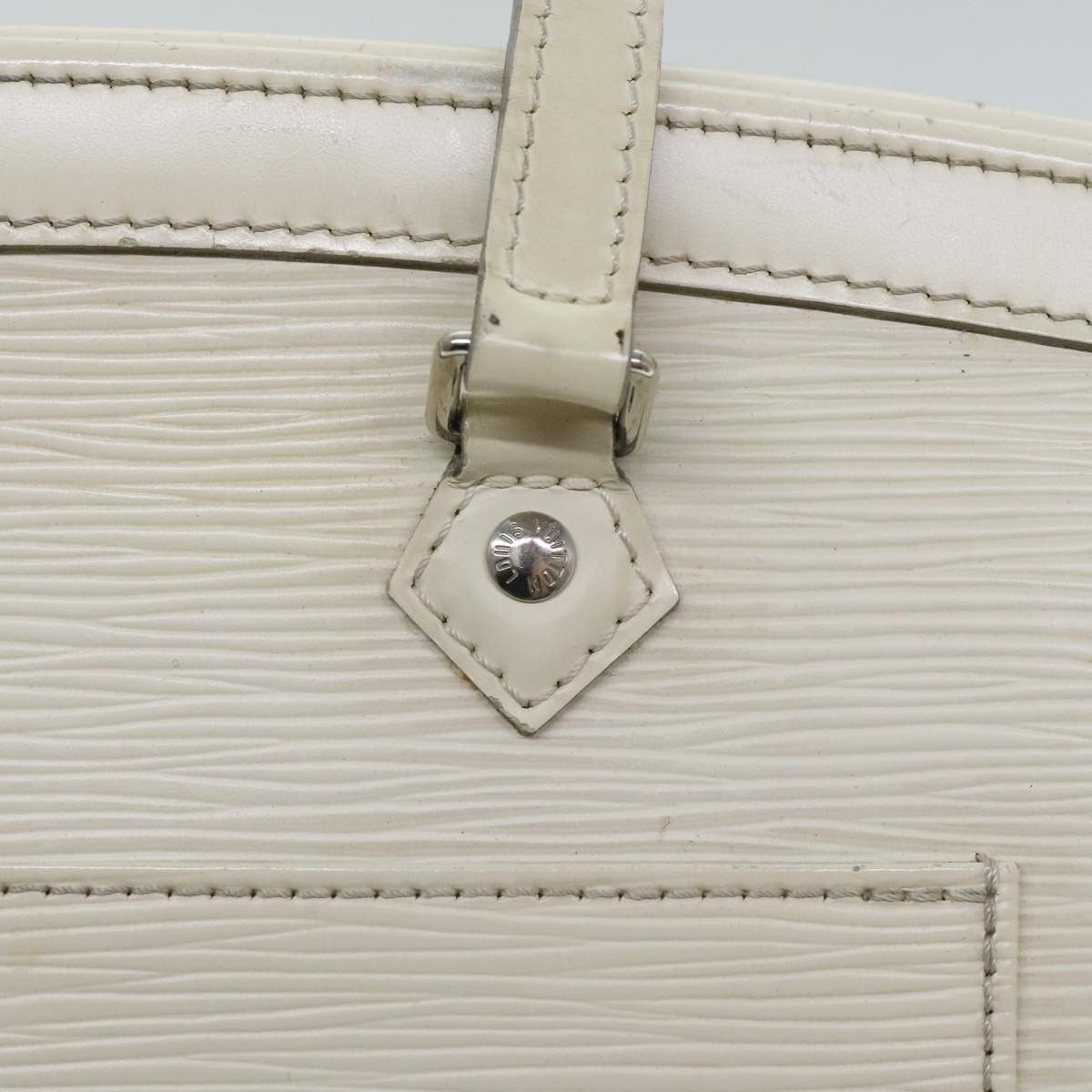 Louis Vuitton Madelaine Ecru Leather Handbag (Pre-Owned) Size ONE SIZE - 12 Thumbnail