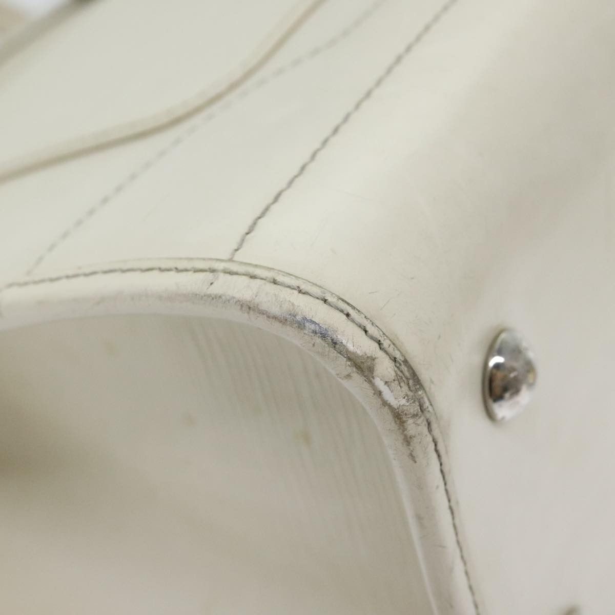 Louis Vuitton Madelaine Ecru Leather Handbag (Pre-Owned) Size ONE SIZE - 9 Thumbnail