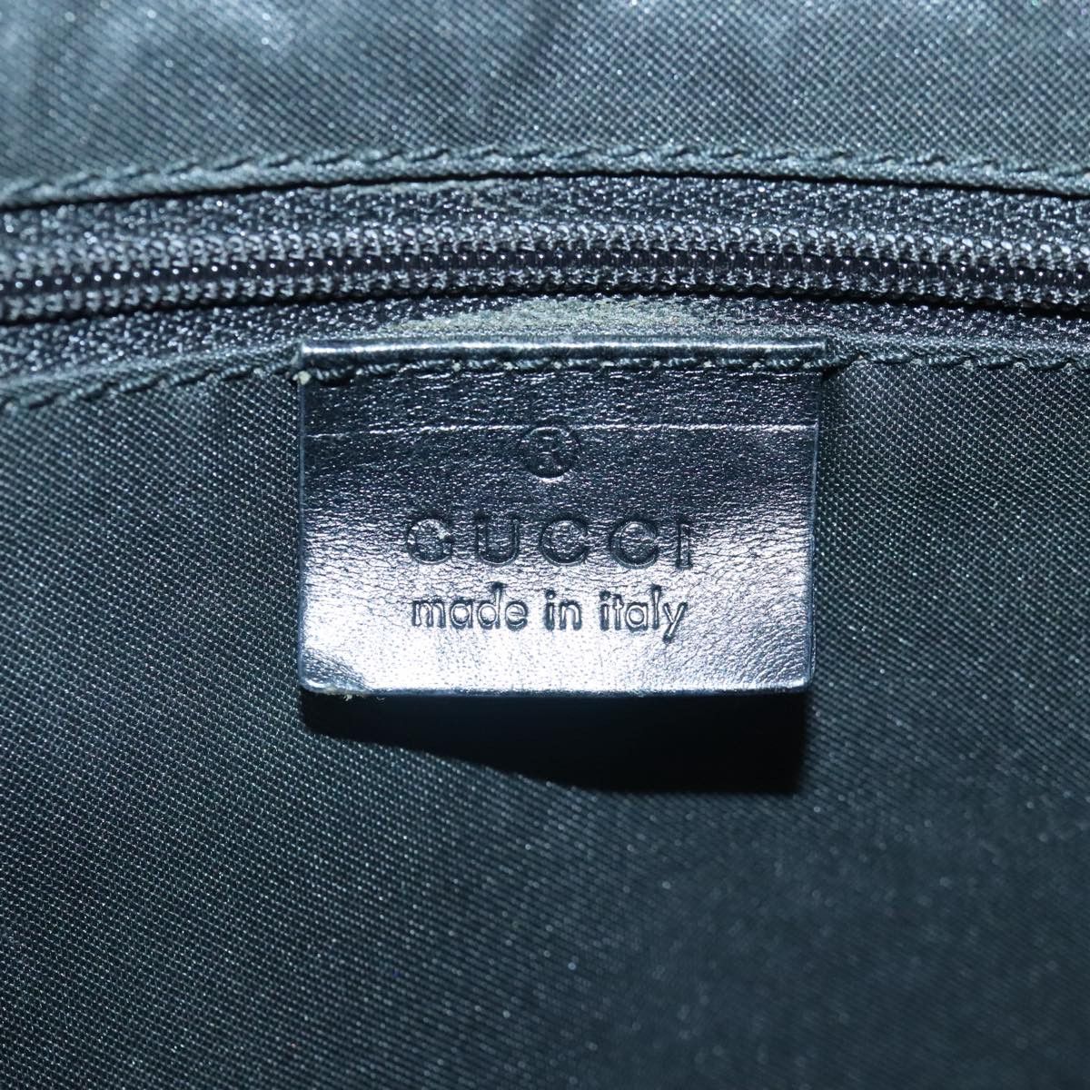 Gucci ssima Black Canvas Shoulder Bag (Pre-Owned) Size ONE SIZE - 8 Thumbnail