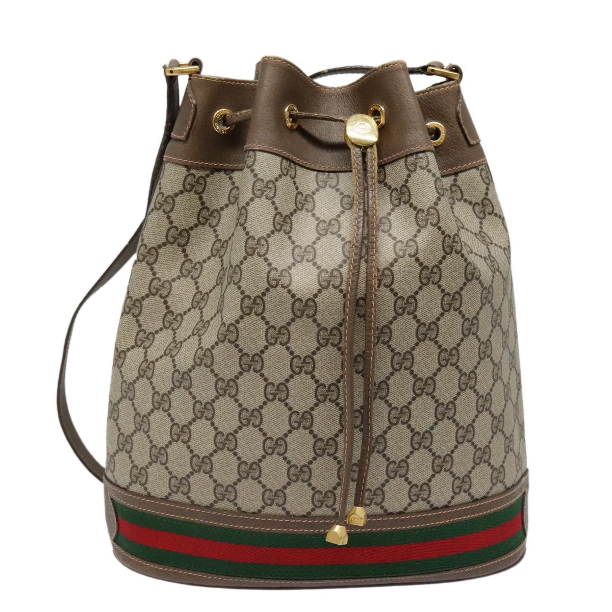 Gucci Beige Canvas Shoulder Bag (Pre-Owned) Size ONE SIZE - 15 Thumbnail