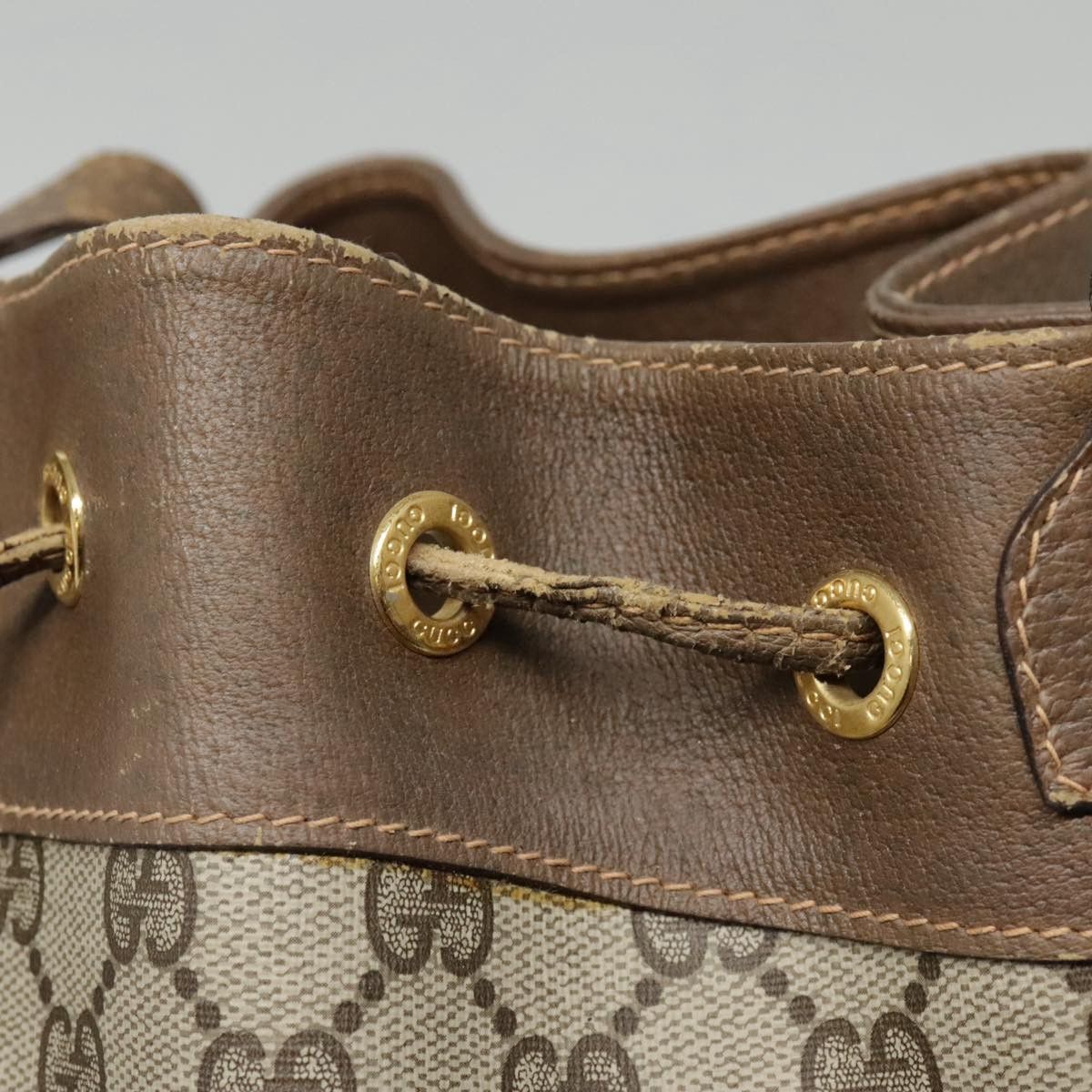 Gucci Beige Canvas Shoulder Bag (Pre-Owned) Size ONE SIZE - 19 Thumbnail