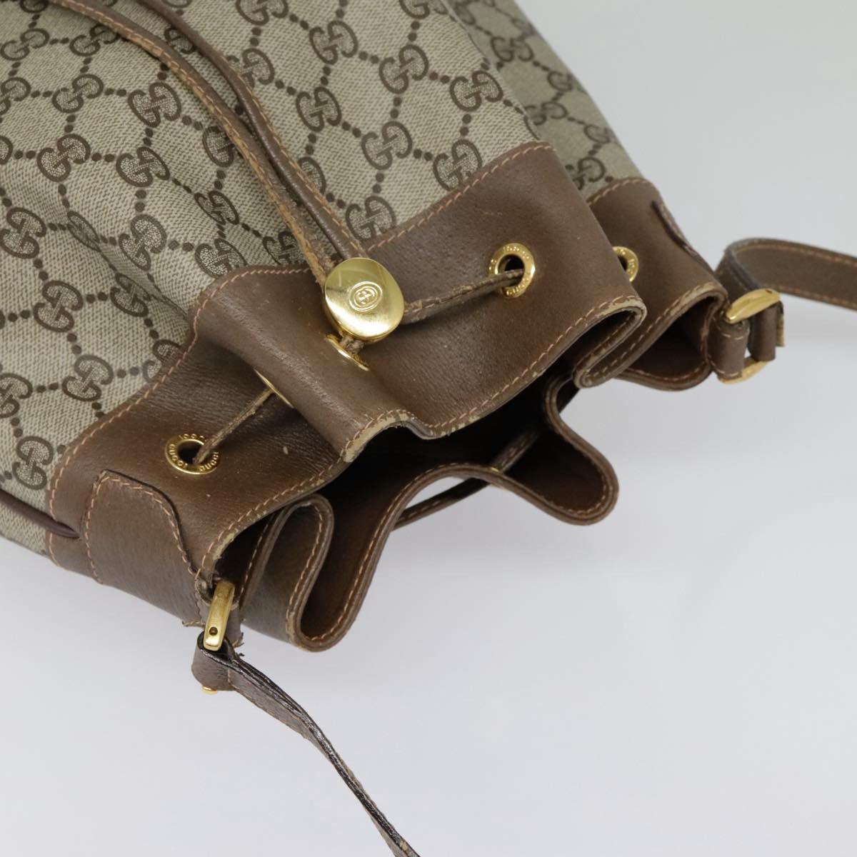 Gucci Beige Canvas Shoulder Bag (Pre-Owned) Size ONE SIZE - 14 Thumbnail