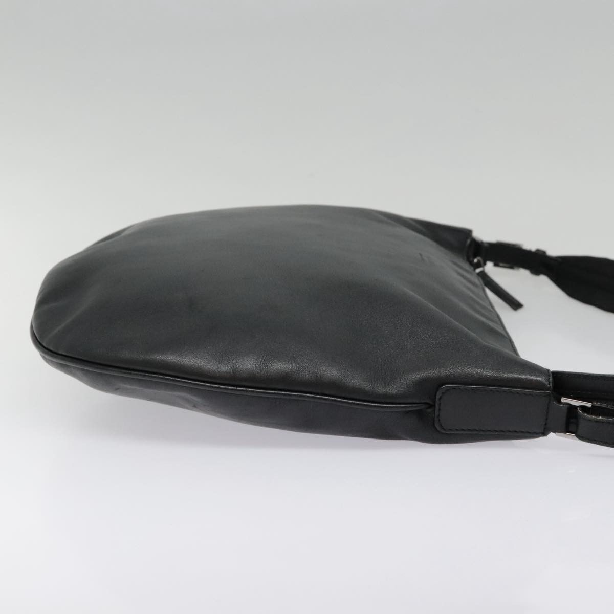 Gucci Demi Lune Black Leather Shoulder Bag (Pre-Owned) Size ONE SIZE - 4 Thumbnail