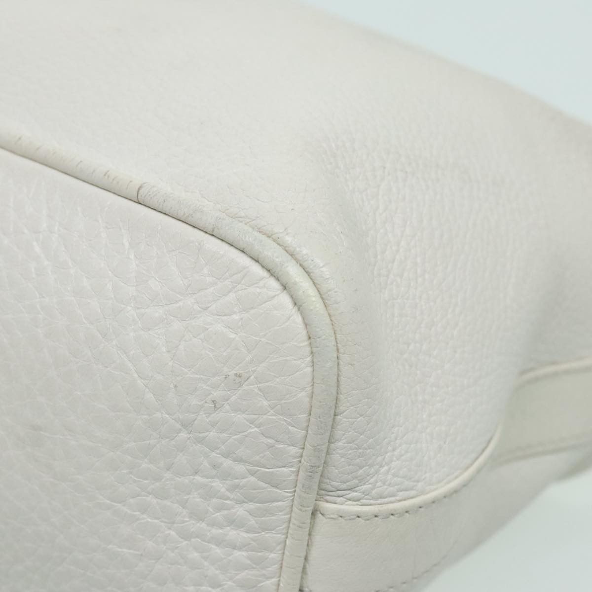 Bottega Veneta White Leather Handbag (Pre-Owned) Size ONE SIZE - 8 Thumbnail