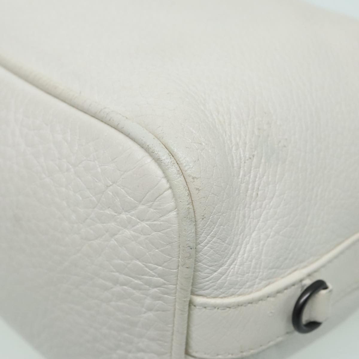 Bottega Veneta White Leather Handbag (Pre-Owned) Size ONE SIZE - 10 Thumbnail