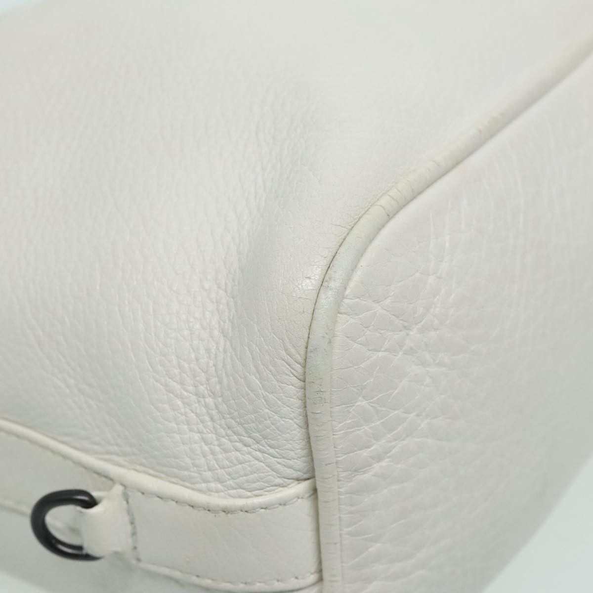 Bottega Veneta White Leather Handbag (Pre-Owned) Size ONE SIZE - 7 Thumbnail