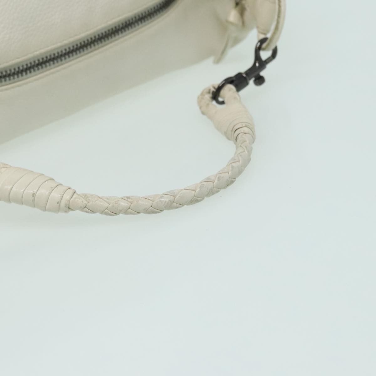 Bottega Veneta White Leather Handbag (Pre-Owned) Size ONE SIZE - 5 Thumbnail