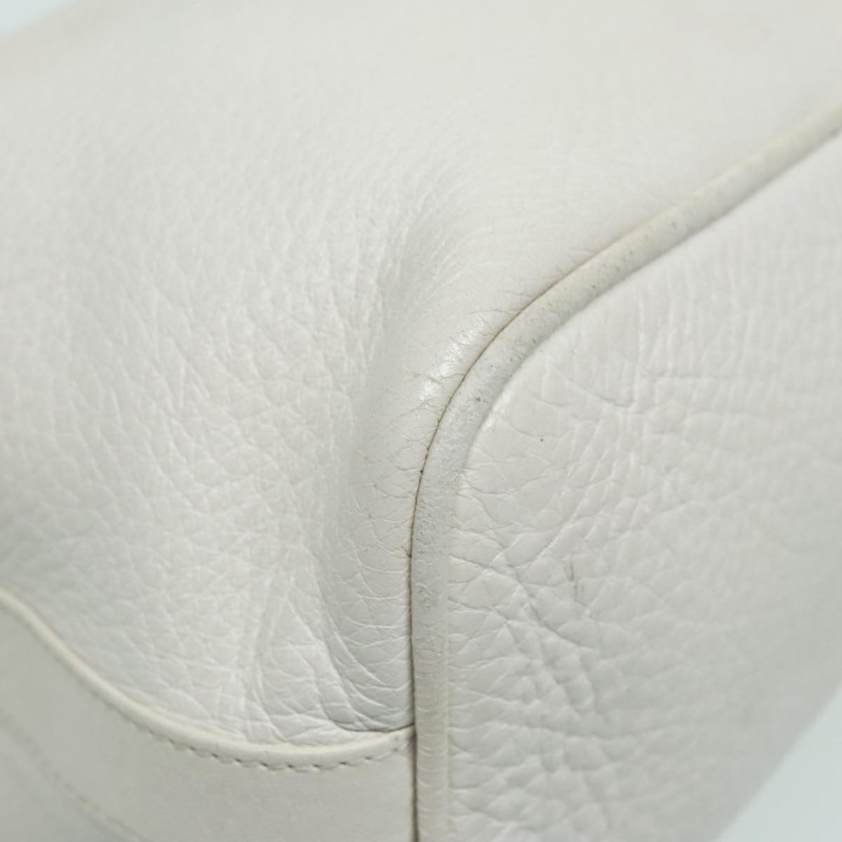 Bottega Veneta White Leather Handbag (Pre-Owned) Size ONE SIZE - 9 Thumbnail
