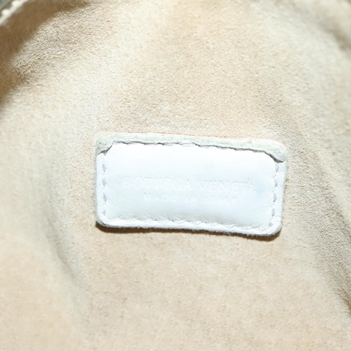 Bottega Veneta White Leather Handbag (Pre-Owned) Size ONE SIZE - 14 Thumbnail