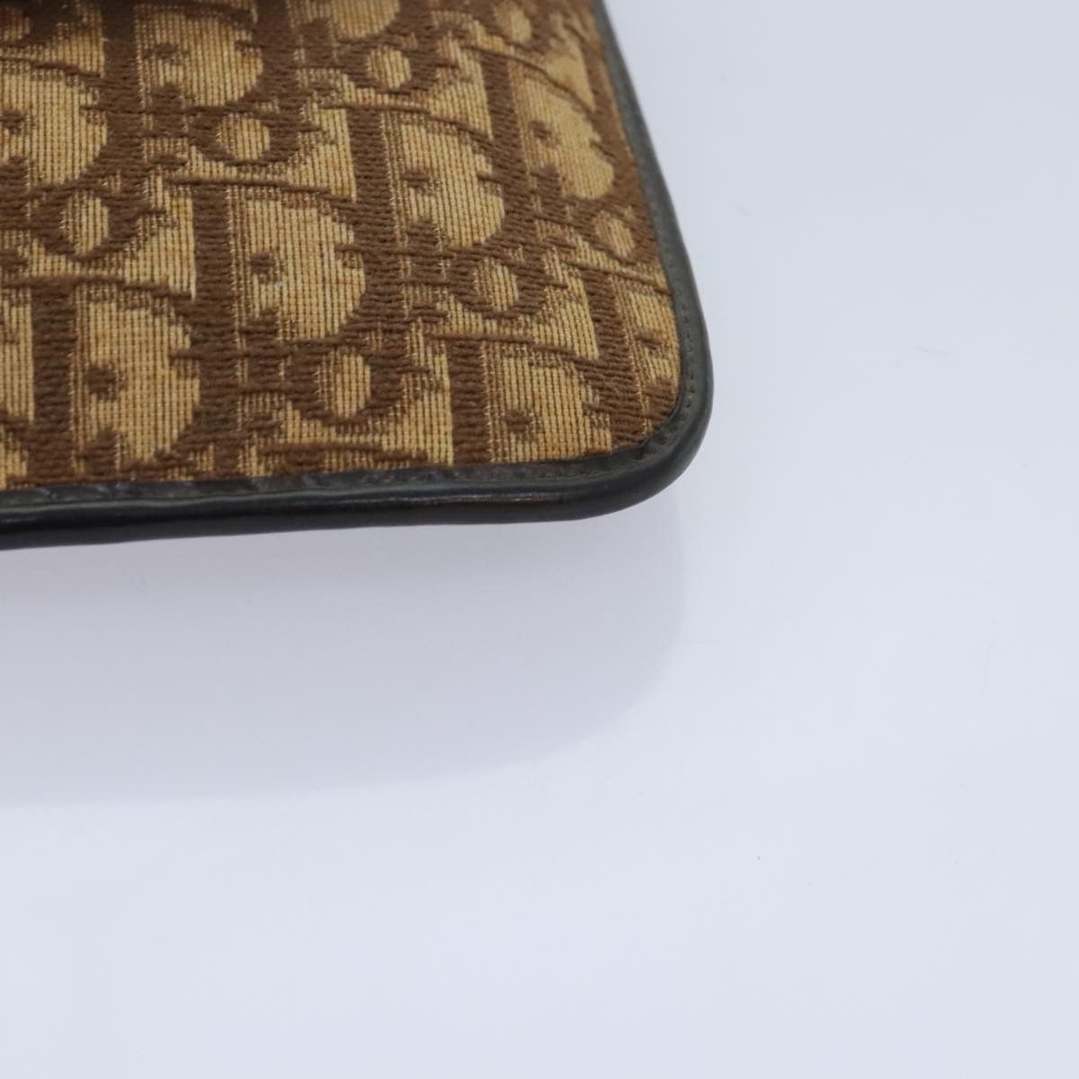 Dior Trotter Brown Canvas Clutch Bag (Pre-Owned) Size ONE SIZE - 8 Thumbnail