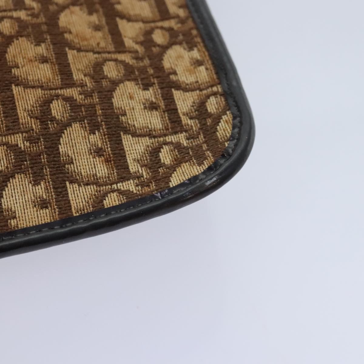 Dior Trotter Brown Canvas Clutch Bag (Pre-Owned) Size ONE SIZE - 10 Thumbnail