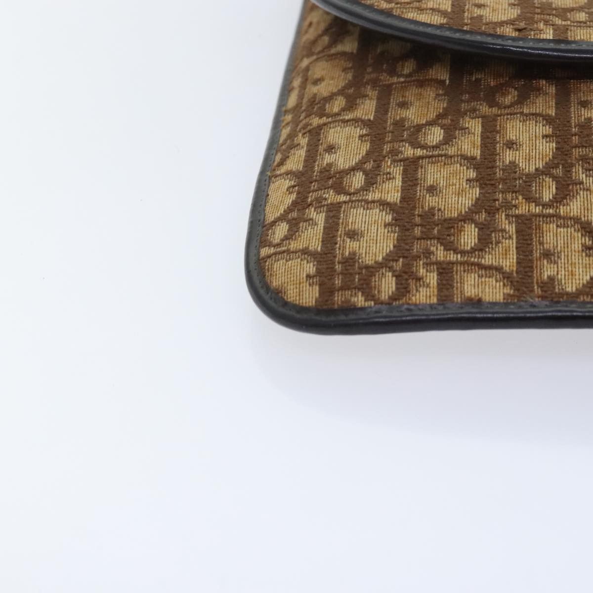 Dior Trotter Brown Canvas Clutch Bag (Pre-Owned) Size ONE SIZE - 7 Thumbnail