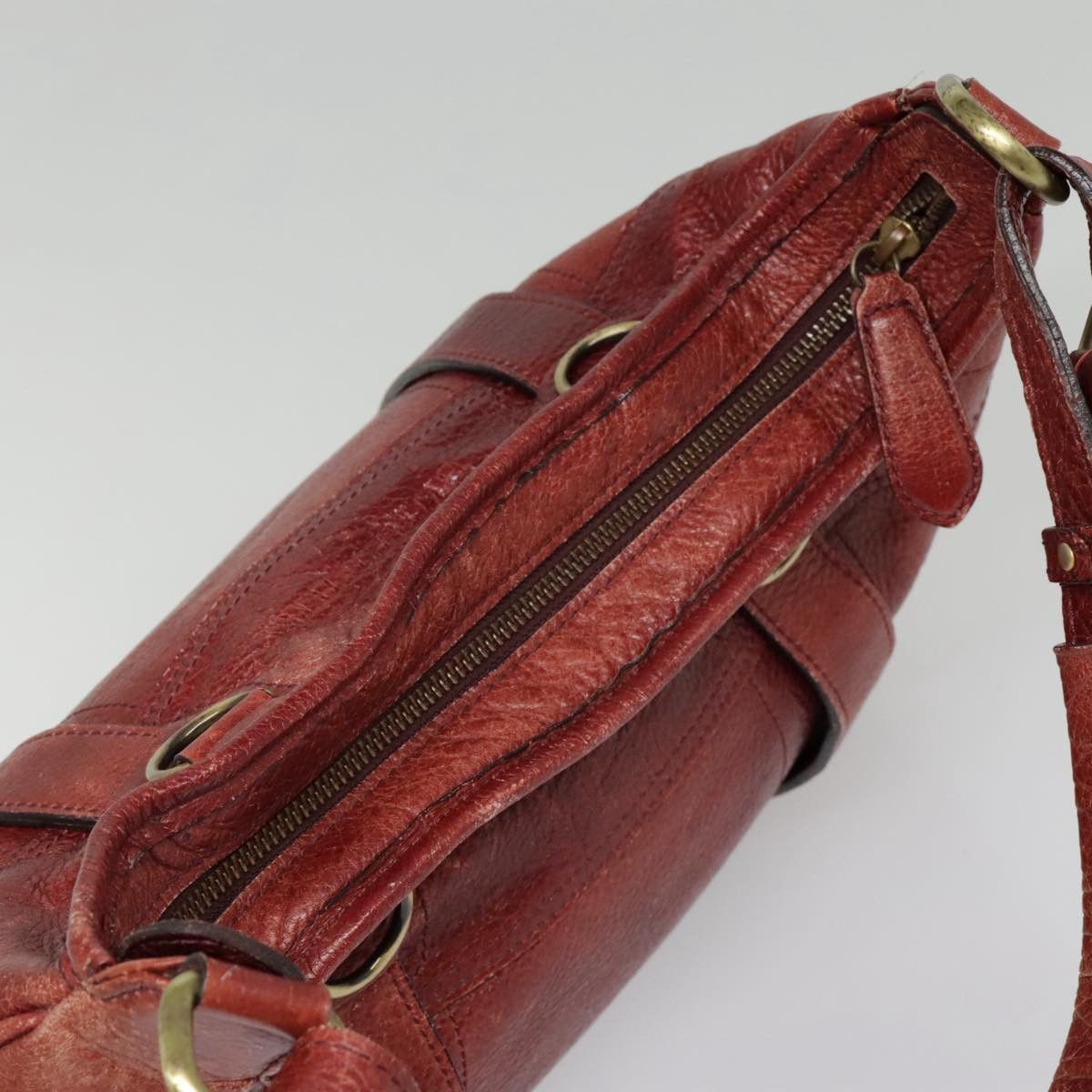 Burberry Red Leather Shoulder Bag (Pre-Owned) Size ONE SIZE - 16 Thumbnail