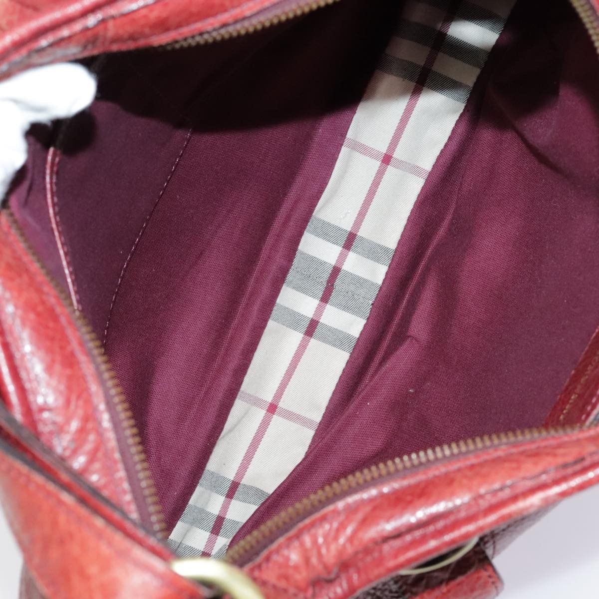 Burberry Red Leather Shoulder Bag (Pre-Owned) Size ONE SIZE - 13 Thumbnail