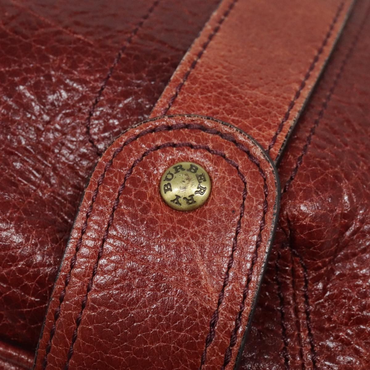 Burberry Red Leather Shoulder Bag (Pre-Owned) Size ONE SIZE - 20 Thumbnail