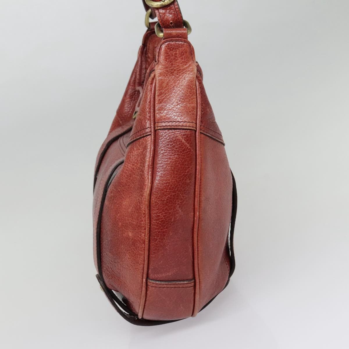 Burberry Red Leather Shoulder Bag (Pre-Owned) Size ONE SIZE - 4 Thumbnail