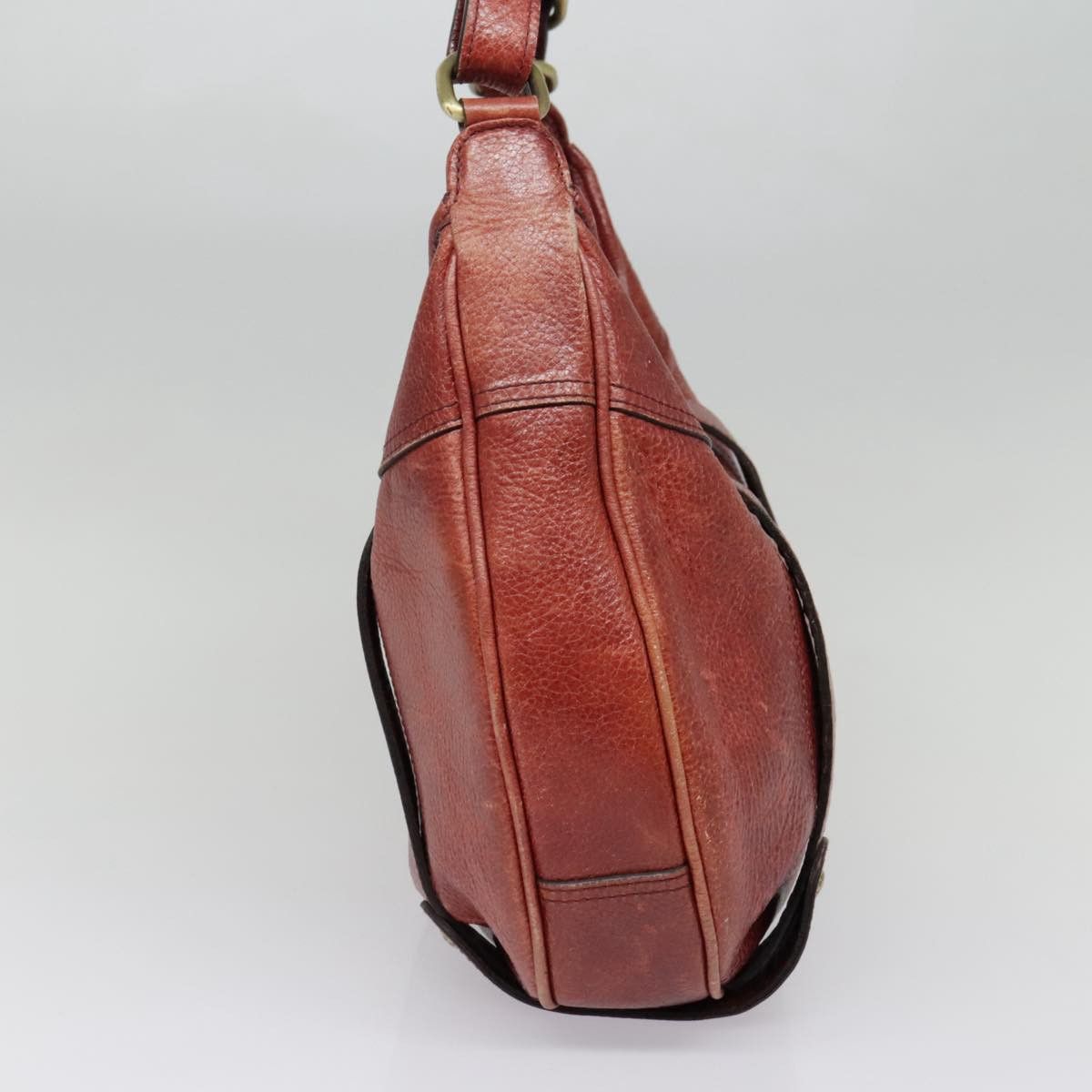 Burberry Red Leather Shoulder Bag (Pre-Owned) Size ONE SIZE - 3 Thumbnail