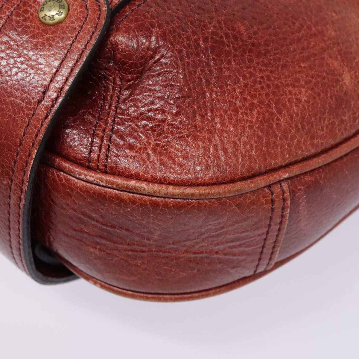 Burberry Red Leather Shoulder Bag (Pre-Owned) Size ONE SIZE - 7 Thumbnail