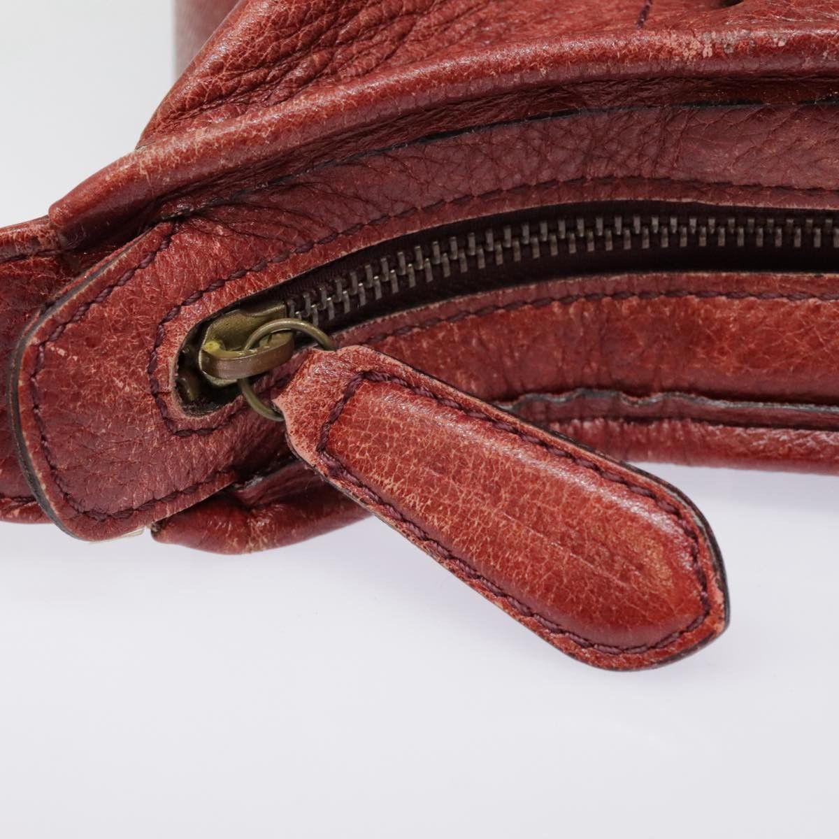 Burberry Red Leather Shoulder Bag (Pre-Owned) Size ONE SIZE - 12 Thumbnail