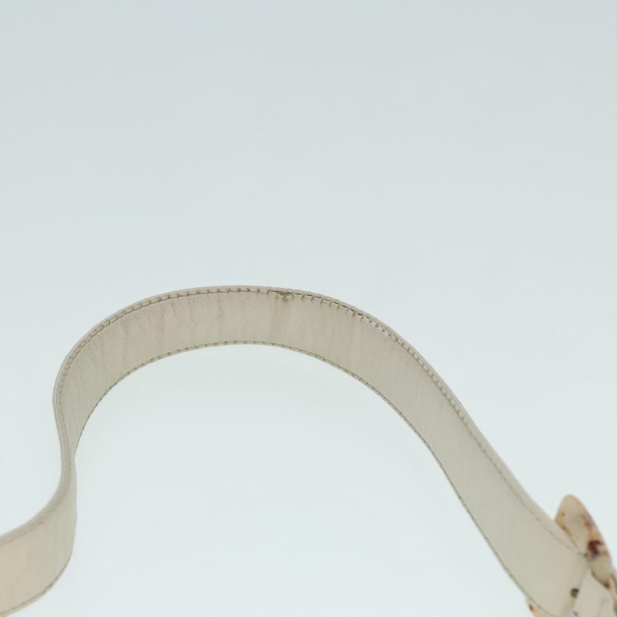 Prada White Leather Shoulder Bag (Pre-Owned) Size ONE SIZE - 6 Thumbnail