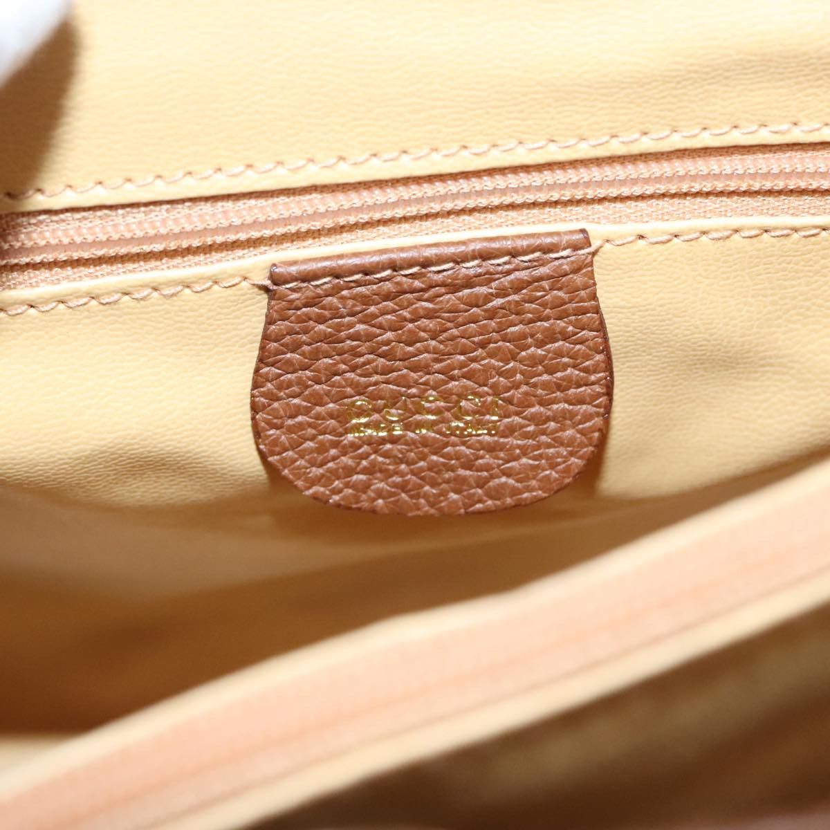 Gucci Bamboo Brown Leather Handbag (Pre-Owned) Size ONE SIZE - 11 Thumbnail
