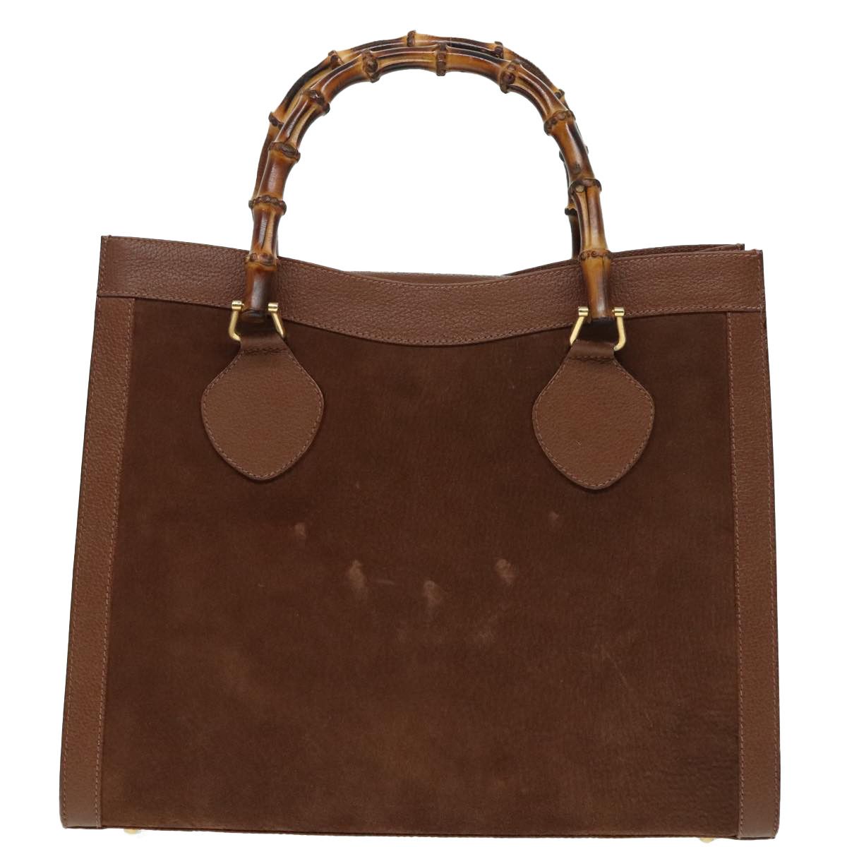 Gucci Bamboo Brown Leather Handbag (Pre-Owned) Size ONE SIZE - 2 Thumbnail