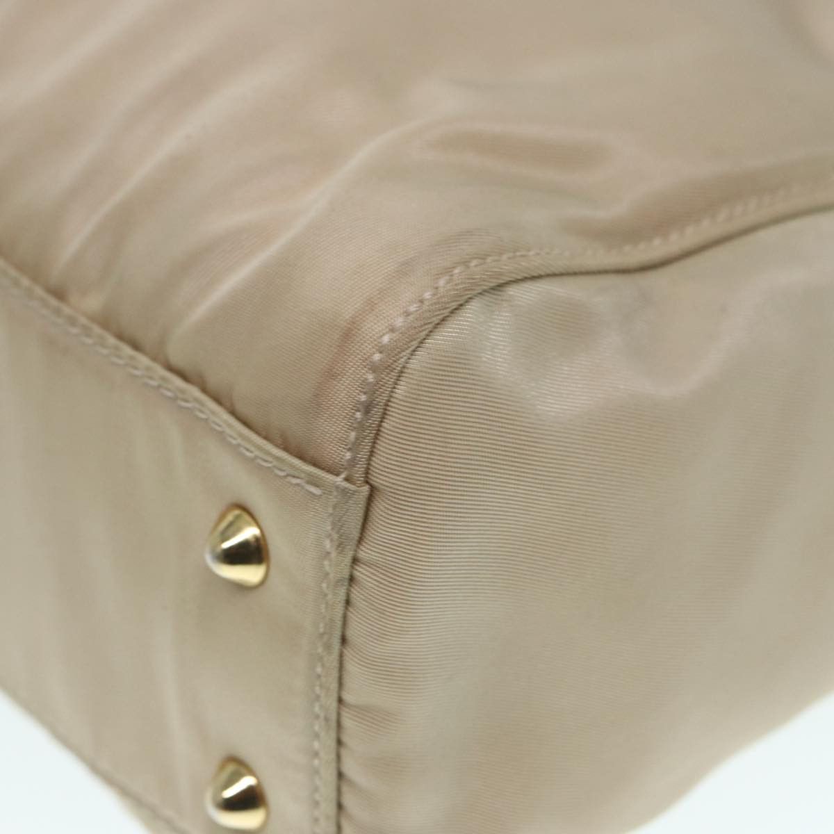 Prada Tessuto Beige Synthetic Handbag (Pre-Owned) Size ONE SIZE - 9 Thumbnail