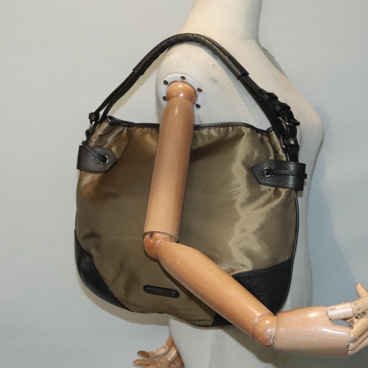 Burberry Brown Synthetic Shoulder Bag (Pre-Owned) Size ONE SIZE - 11 Thumbnail
