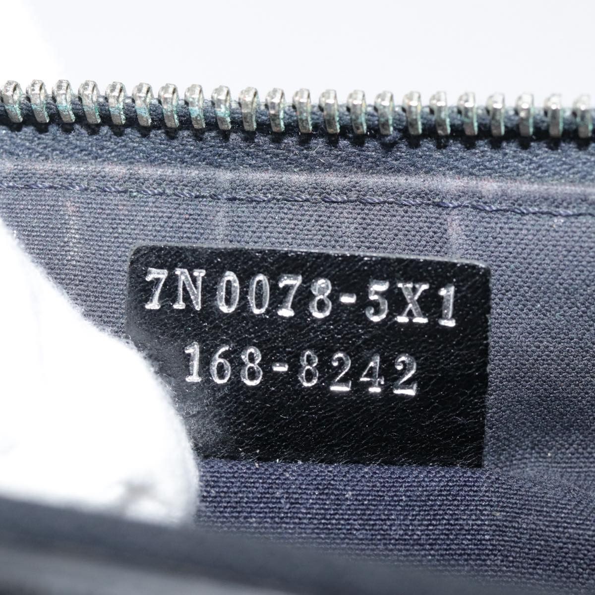 Fendi Monster Navy Canvas Clutch Bag (Pre-Owned) Size ONE SIZE - 12 Thumbnail