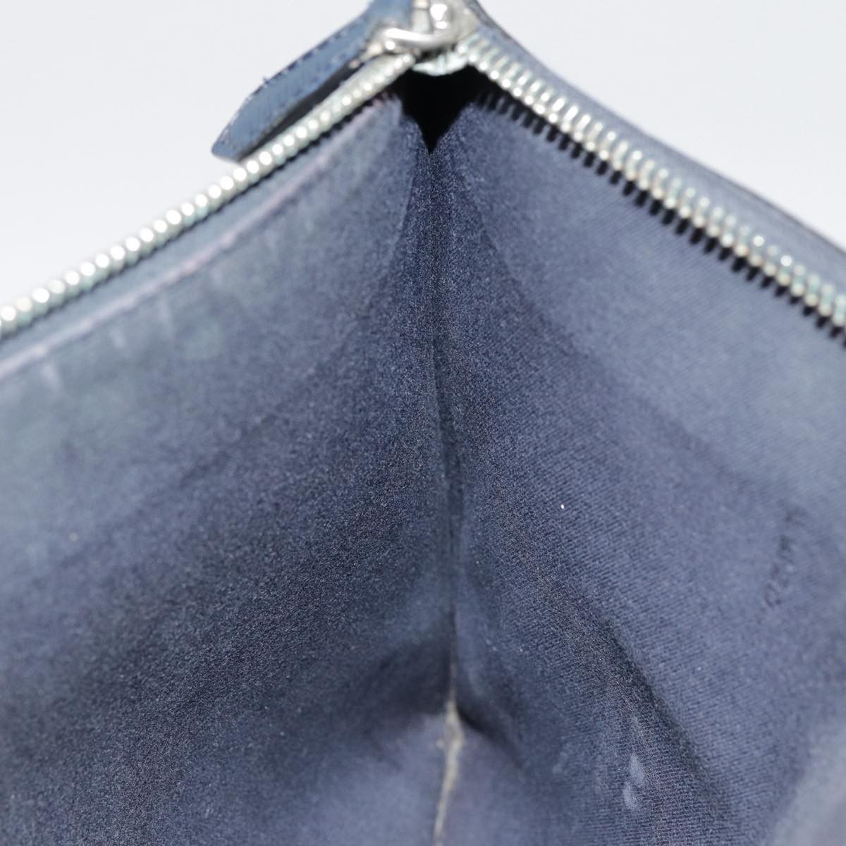 Fendi Monster Navy Canvas Clutch Bag (Pre-Owned) Size ONE SIZE - 13 Thumbnail