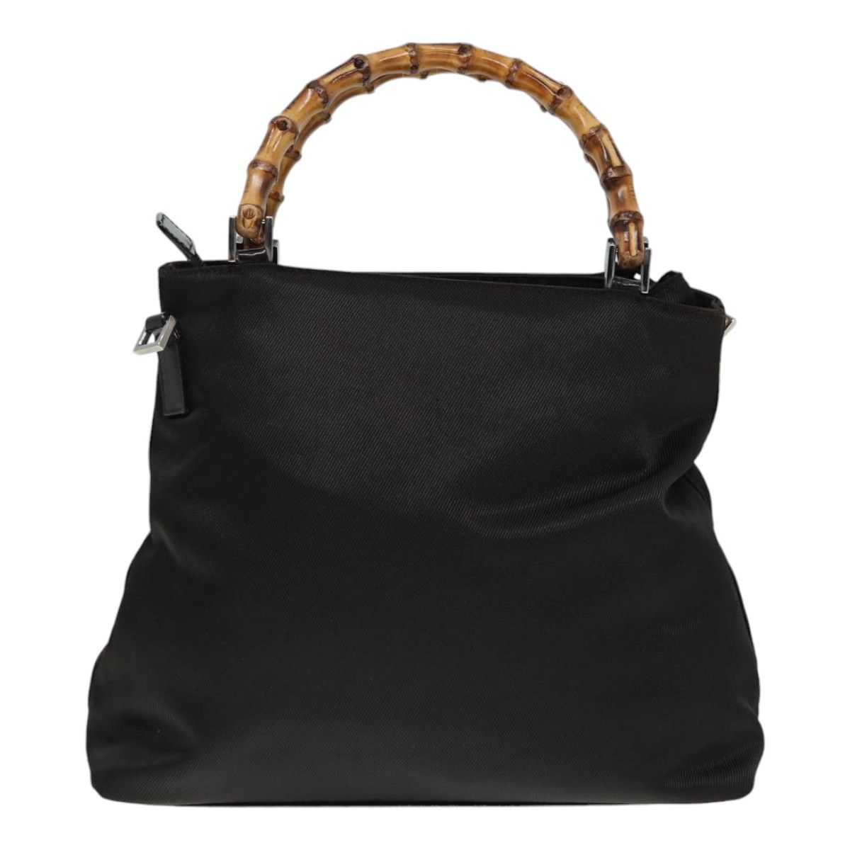 Gucci Bamboo Brown Synthetic Handbag (Pre-Owned) Size ONE SIZE - 2 Thumbnail