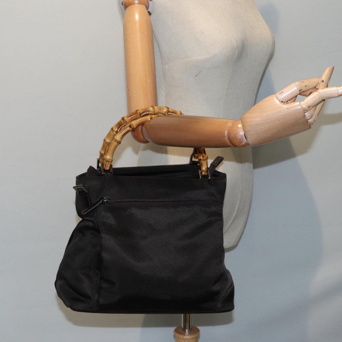 Gucci Bamboo Brown Synthetic Handbag (Pre-Owned) Size ONE SIZE - 11 Thumbnail
