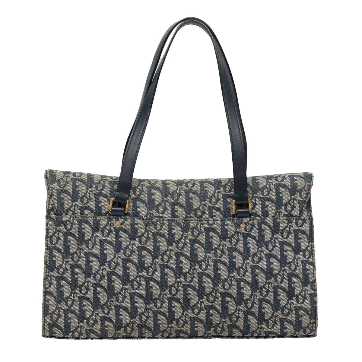 Dior Saddle Navy Canvas Shoulder Bag (Pre-Owned) Size ONE SIZE - 2 Thumbnail