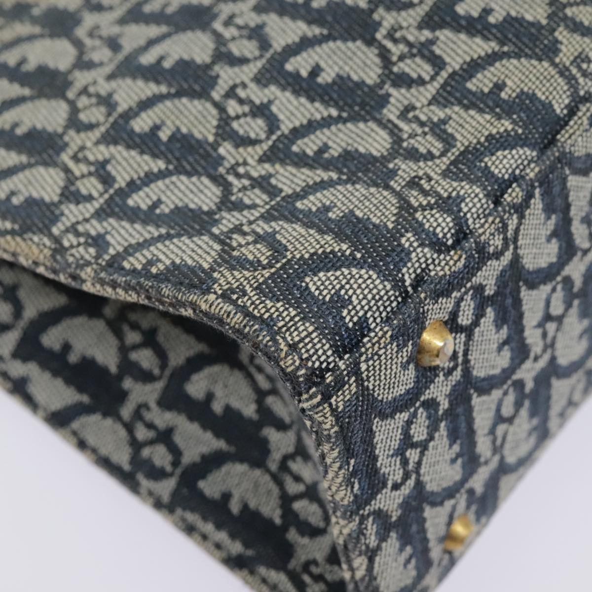 Dior Saddle Navy Canvas Shoulder Bag (Pre-Owned) Size ONE SIZE - 18 Thumbnail