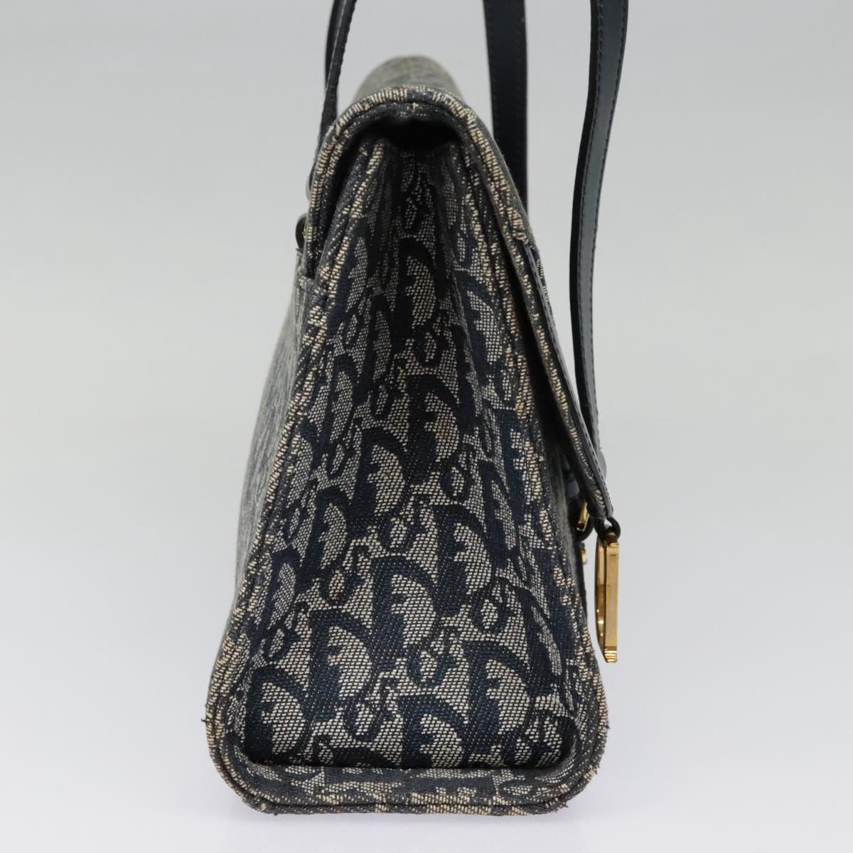 Dior Saddle Navy Canvas Shoulder Bag (Pre-Owned) Size ONE SIZE - 14 Thumbnail