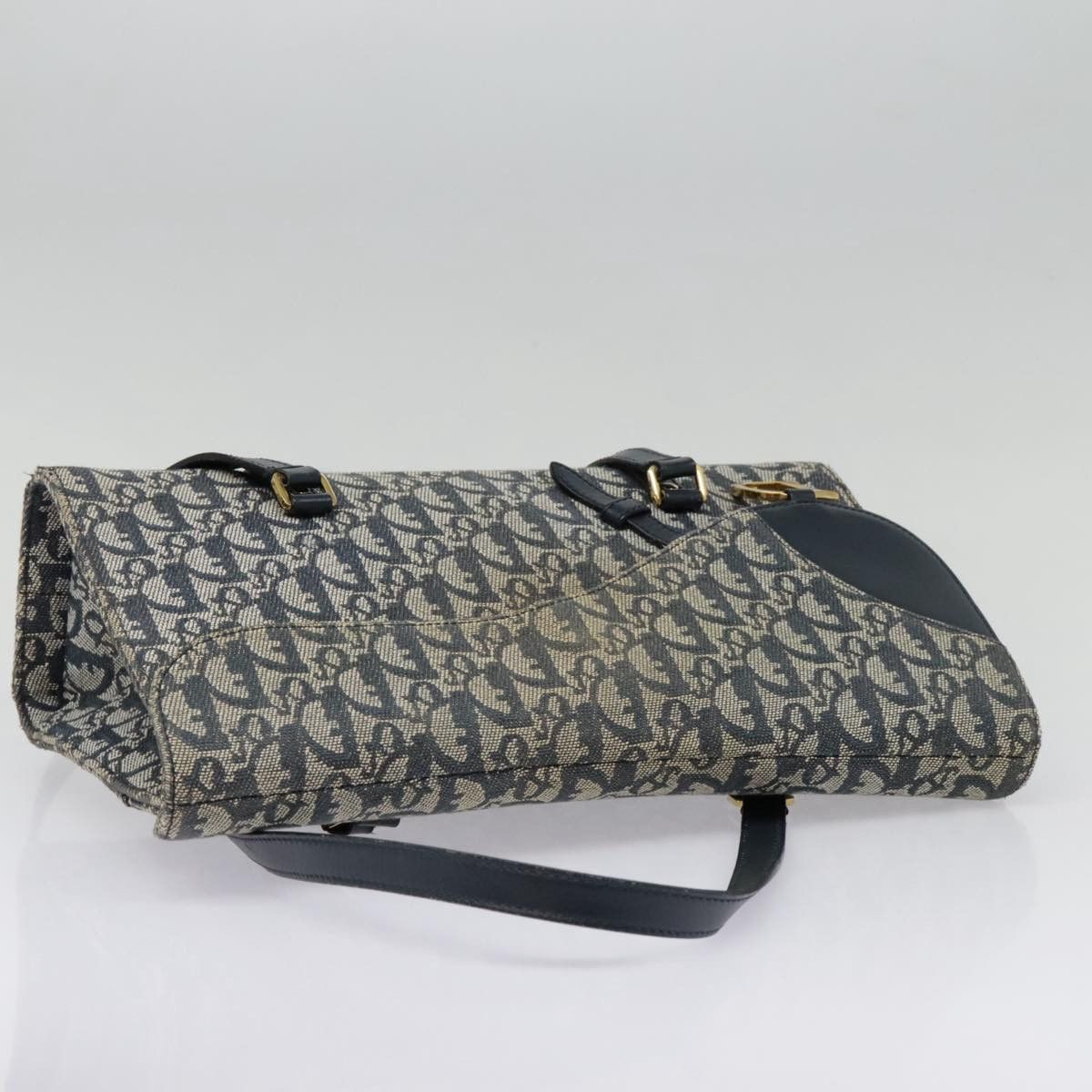 Dior Saddle Navy Canvas Shoulder Bag (Pre-Owned) Size ONE SIZE - 15 Thumbnail