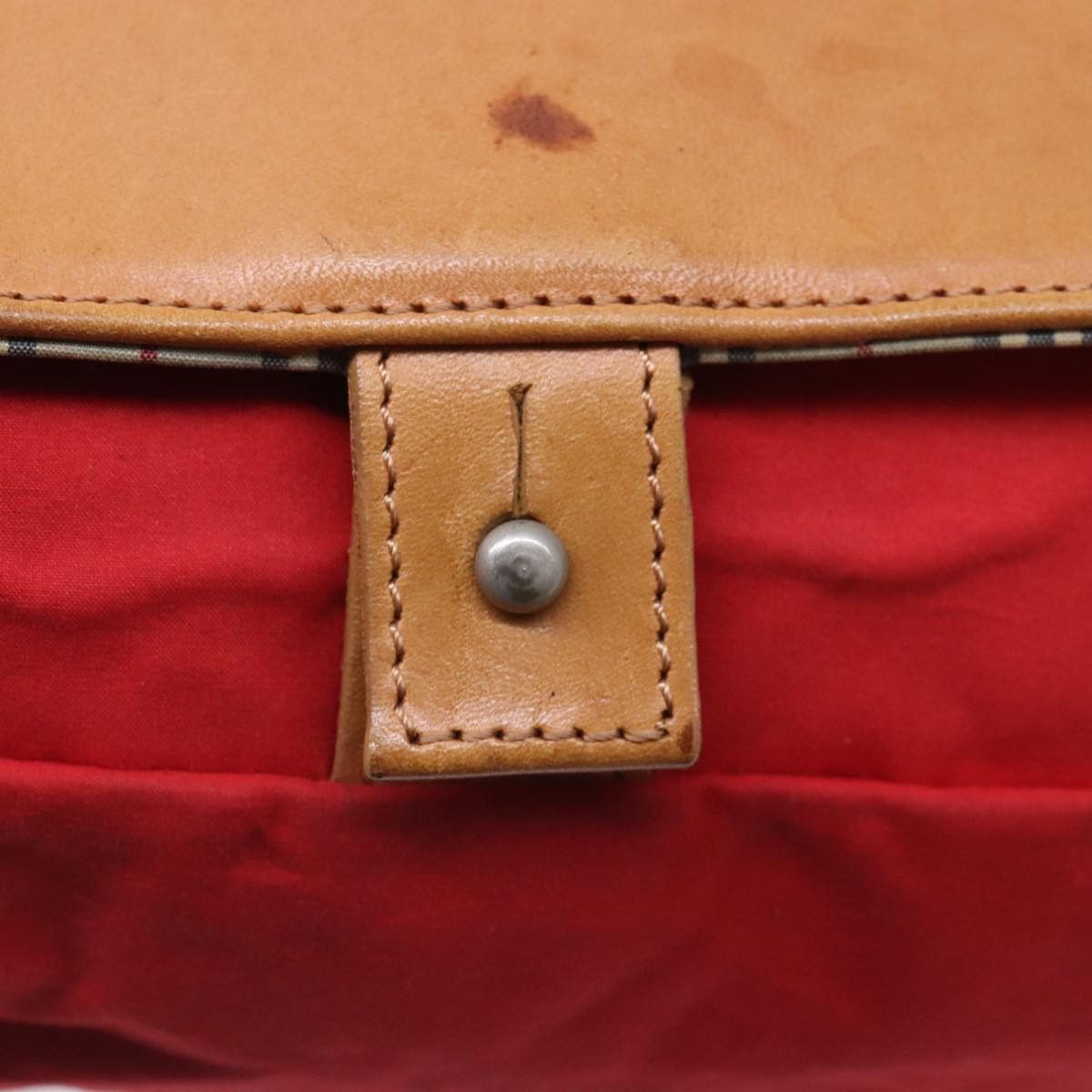 Burberry Red Synthetic Shoulder Bag (Pre-Owned) Size ONE SIZE - 11 Thumbnail