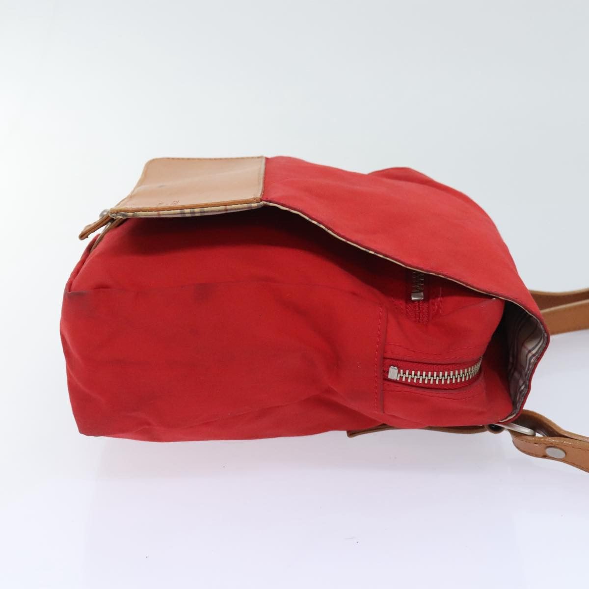 Burberry Red Synthetic Shoulder Bag (Pre-Owned) Size ONE SIZE - 3 Thumbnail
