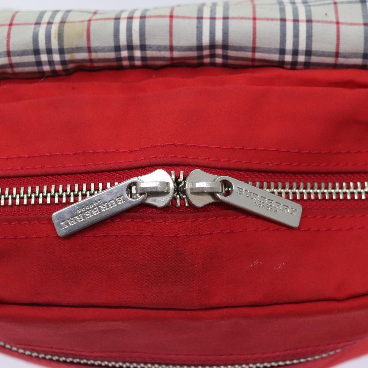 Burberry Red Synthetic Shoulder Bag (Pre-Owned) Size ONE SIZE - 10 Thumbnail