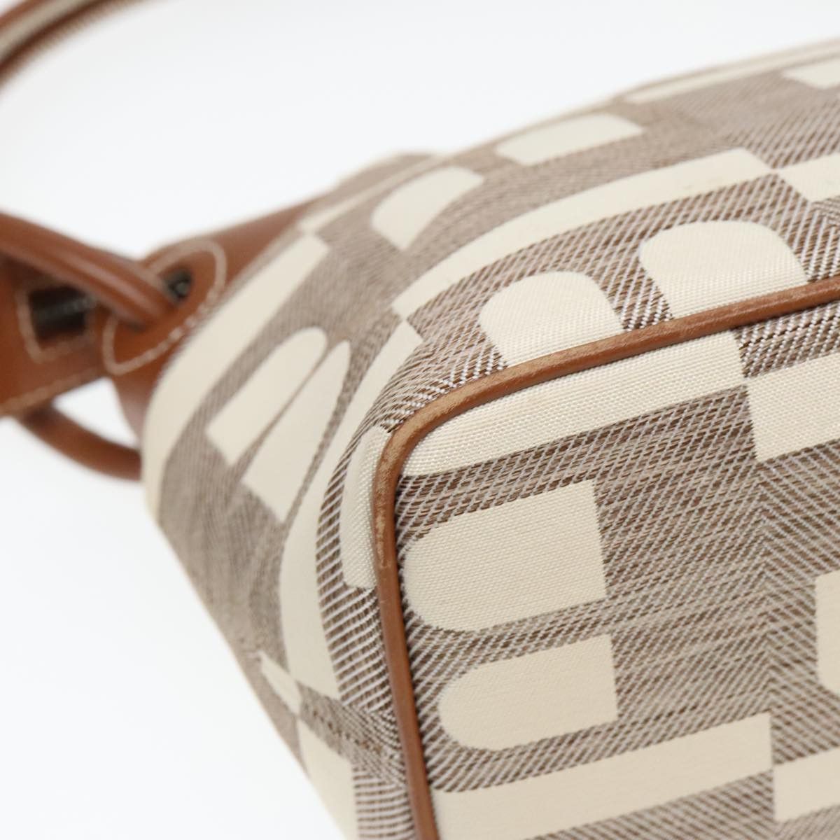 Bally Brown Canvas Shoulder Bag (Pre-Owned) Size ONE SIZE - 7 Thumbnail