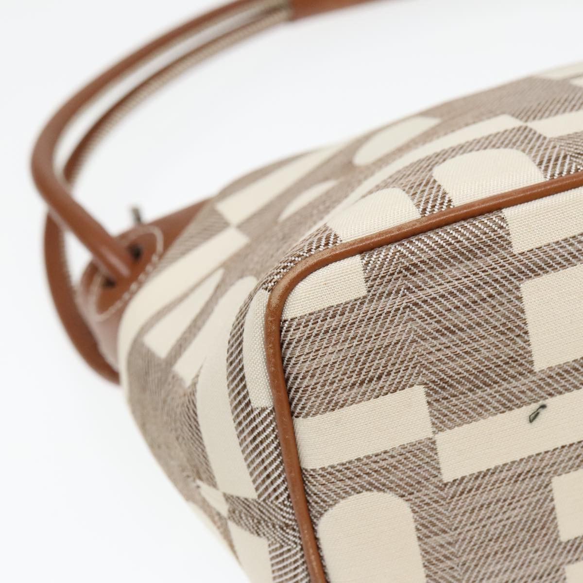 Bally Brown Canvas Shoulder Bag (Pre-Owned) Size ONE SIZE - 9 Thumbnail