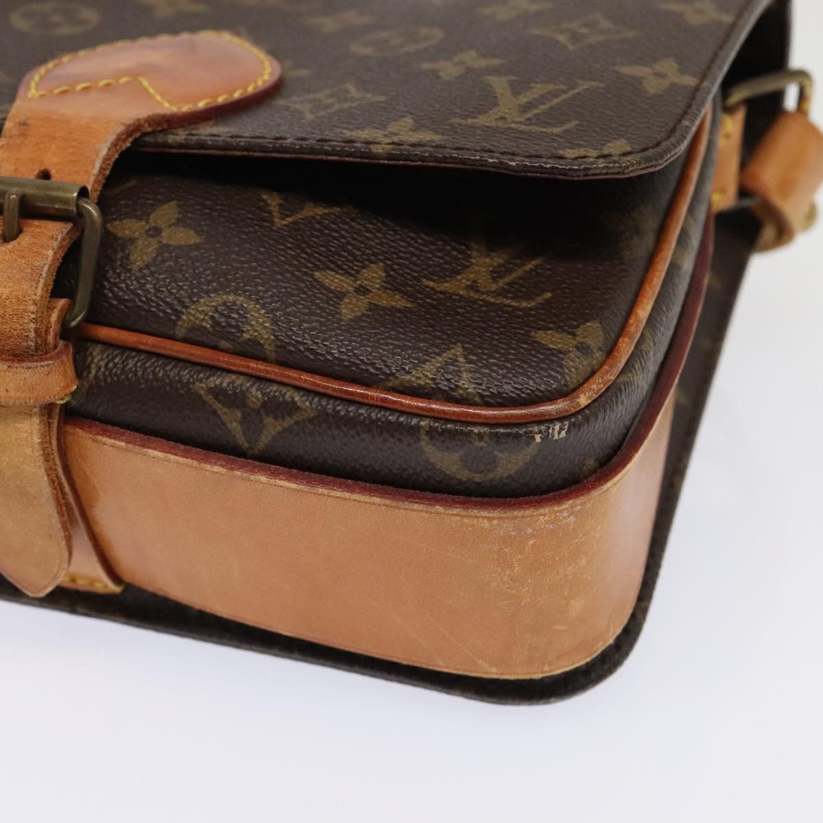 Louis Vuitton Cartouchière Brown Canvas Shoulder Bag (Pre-Owned) Size ONE SIZE - 7 Thumbnail