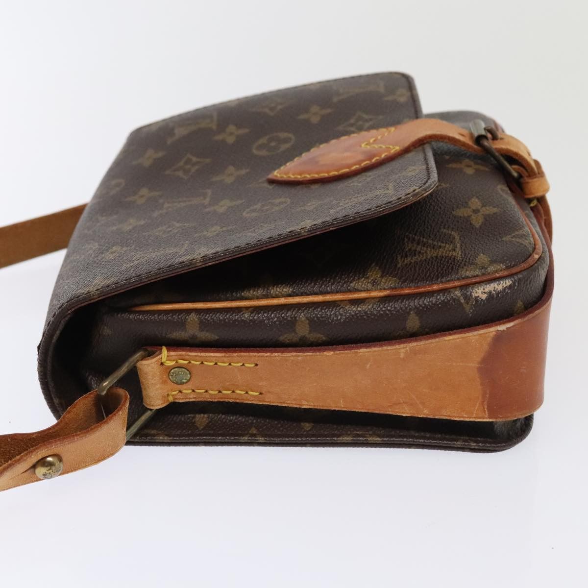 Louis Vuitton Cartouchière Brown Canvas Shoulder Bag (Pre-Owned) Size ONE SIZE - 4 Thumbnail