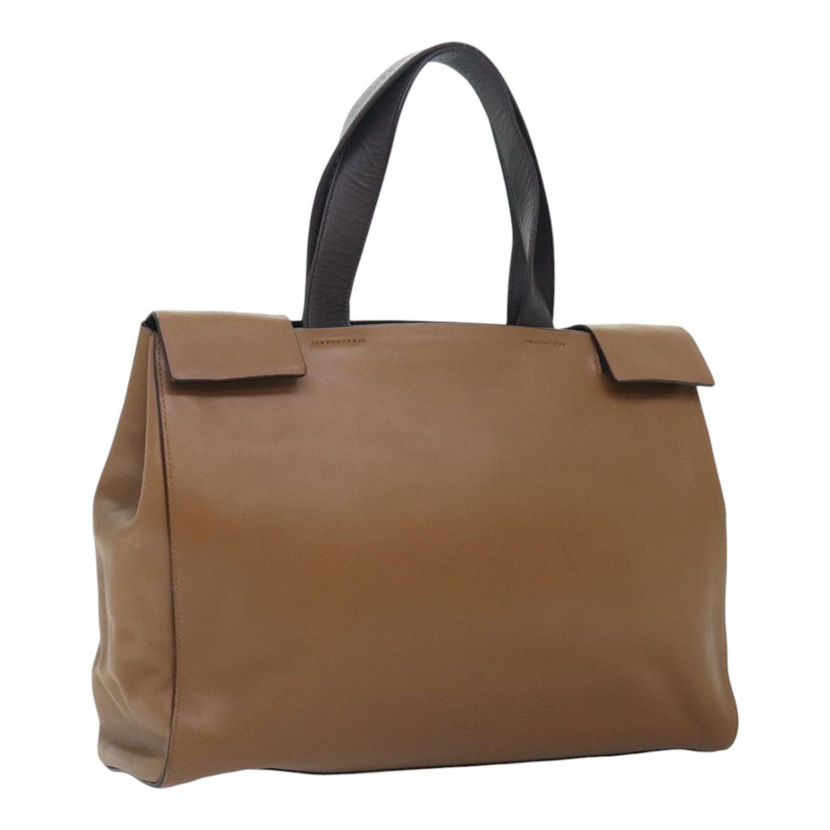 Prada Brown Leather Tote Bag (Pre-Owned) Size ONE SIZE - 16 Thumbnail