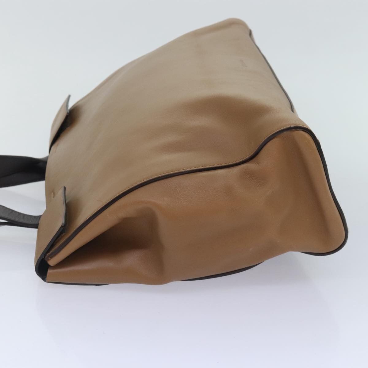 Prada Brown Leather Tote Bag (Pre-Owned) Size ONE SIZE - 4 Thumbnail