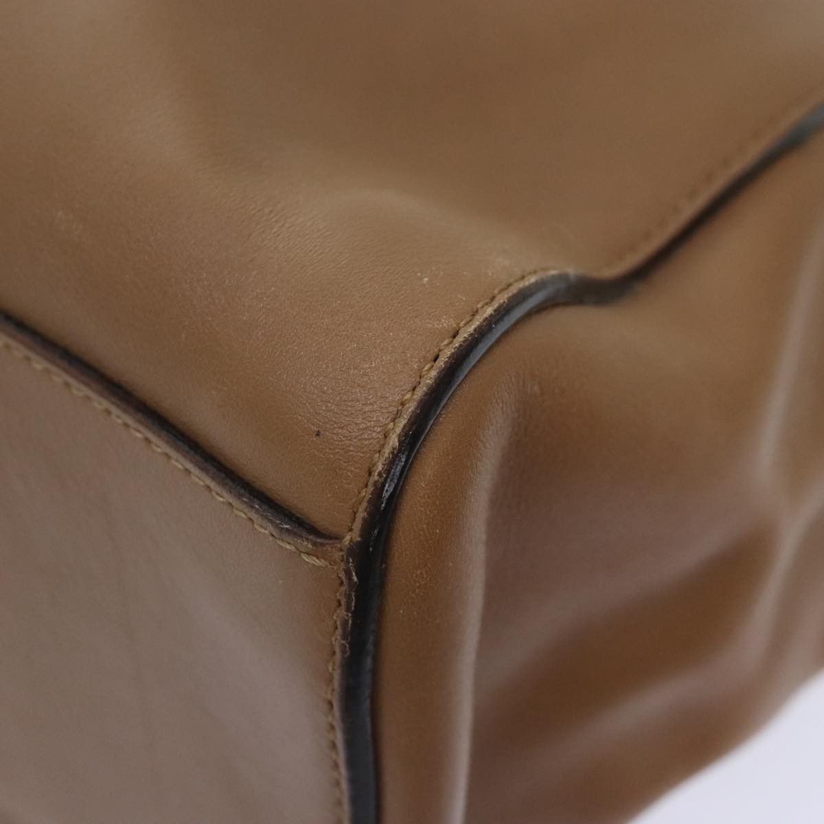 Prada Brown Leather Tote Bag (Pre-Owned) Size ONE SIZE - 7 Thumbnail