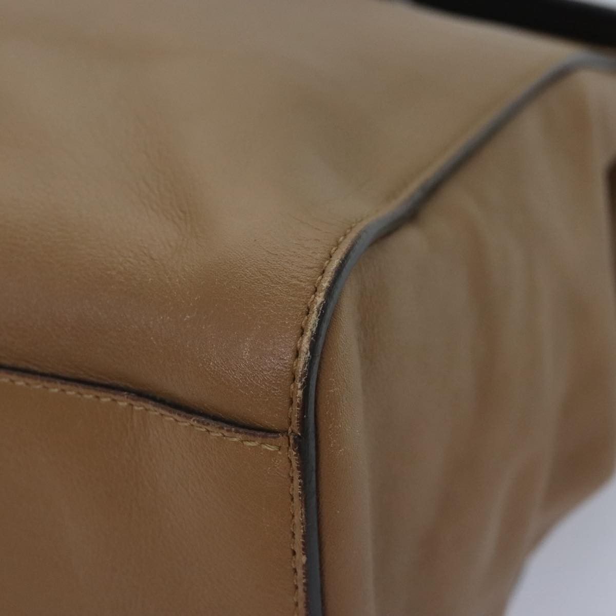 Prada Brown Leather Tote Bag (Pre-Owned) Size ONE SIZE - 8 Thumbnail