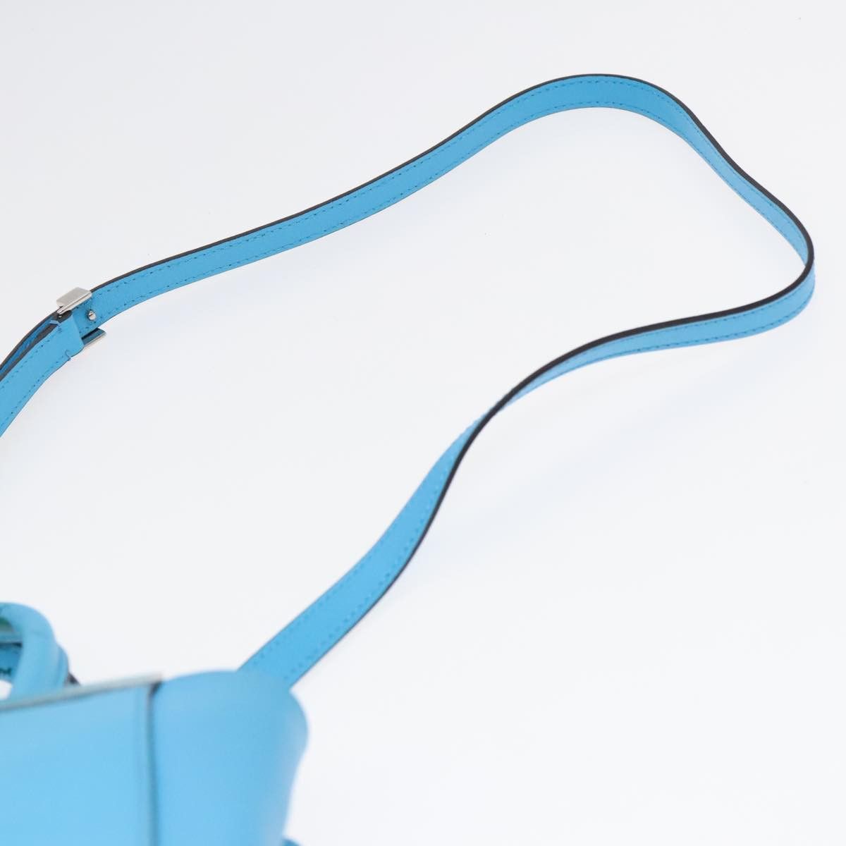 Fendi 2Jours Blue Leather Handbag (Pre-Owned) Size ONE SIZE - 16 Thumbnail