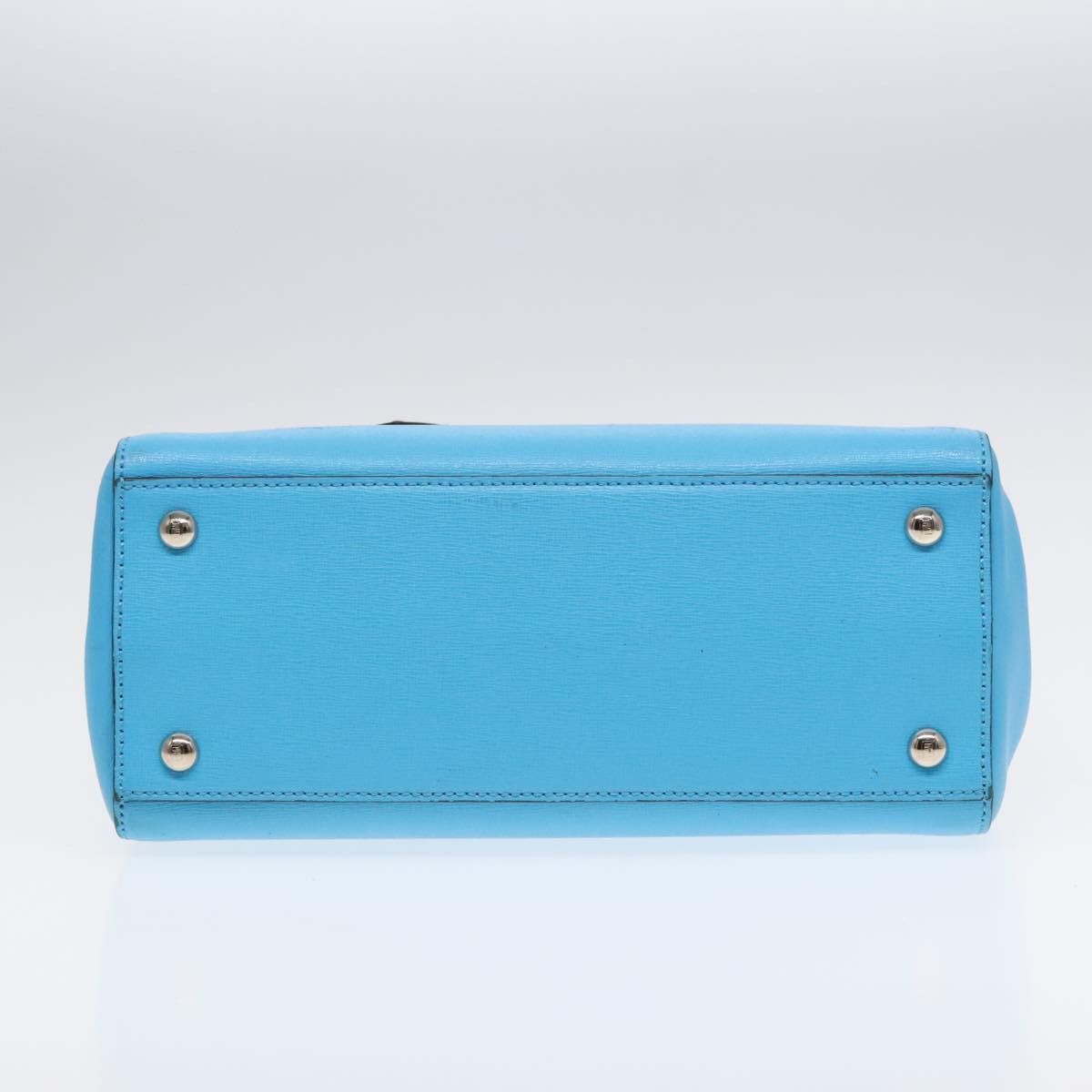 Fendi 2Jours Blue Leather Handbag (Pre-Owned) Size ONE SIZE - 17 Thumbnail